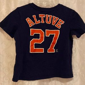 MLB Houston Astros Jose Altuve Jersey T-Shirt Kids Size Small (6/7) 💥